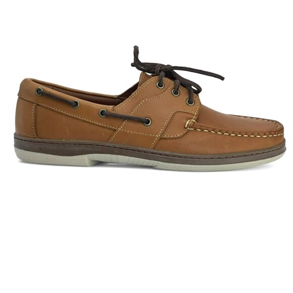 Allen Edmonds Eastport Boat Loafers Moccasins Mens 10.5 D Brown Leather 43502 - Picture 15 of 15